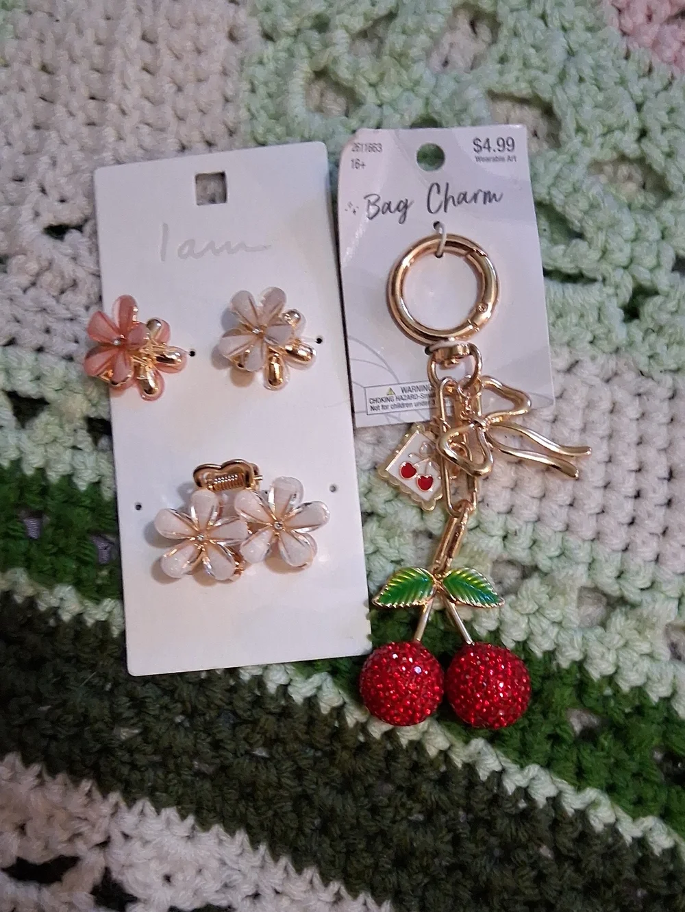 Hair Clips & Keychain